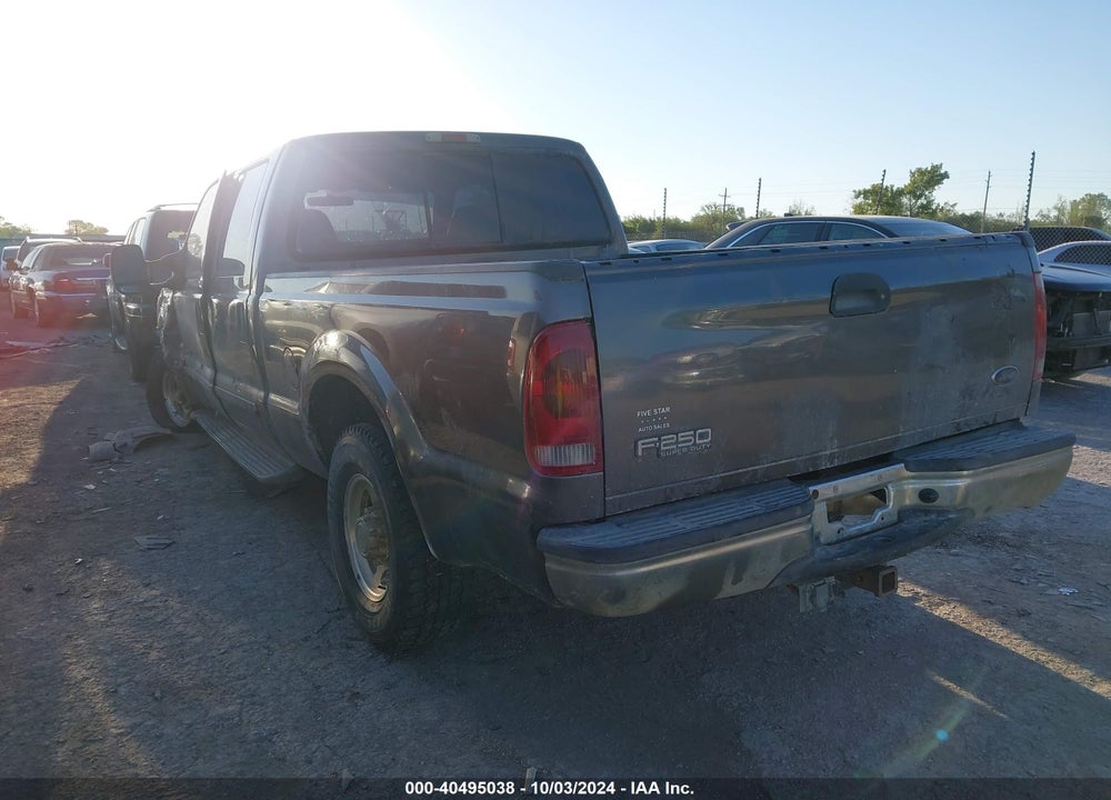 2002 FORD F-250 LARIAT/XL/XLT VIN: 1FTNW20F62ED29490