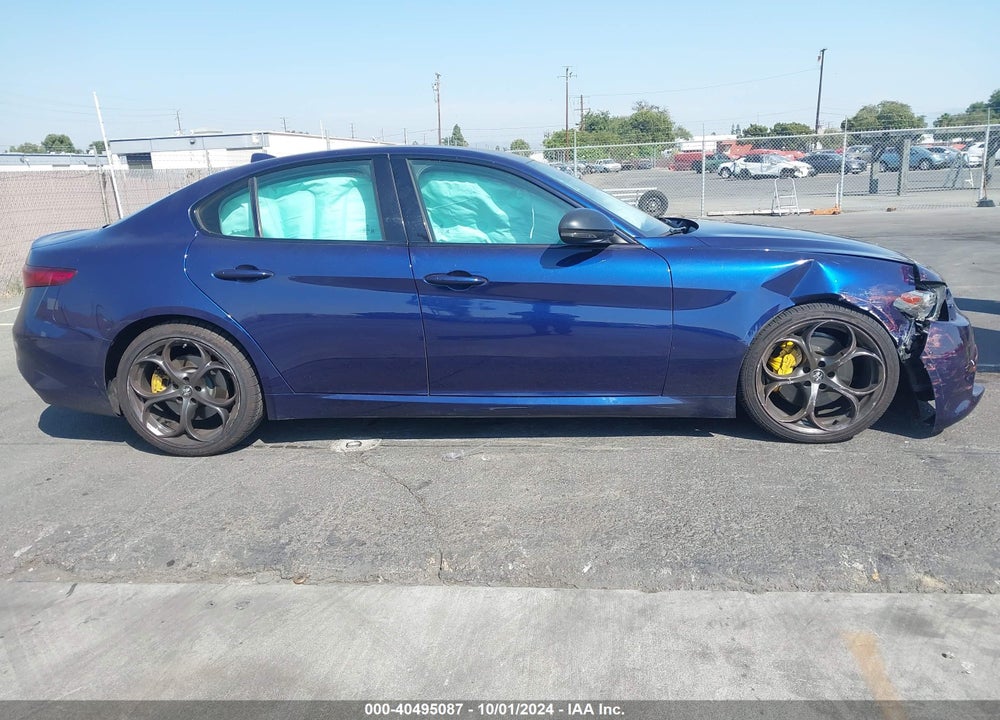 2019 ALFA ROMEO GIULIA TI SPORT RWD VIN: ZARFAMBN4K7600771