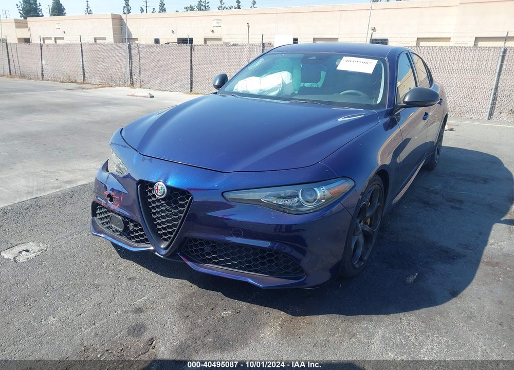 2019 ALFA ROMEO GIULIA TI SPORT RWD VIN: ZARFAMBN4K7600771
