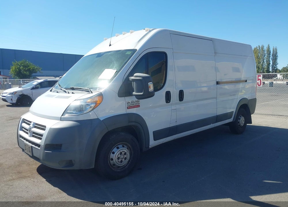2015 RAM PROMASTER 3500 HIGH ROOF VIN: 3C6URVHD6FE513496