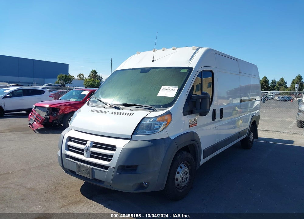 2015 RAM PROMASTER 3500 HIGH ROOF VIN: 3C6URVHD6FE513496