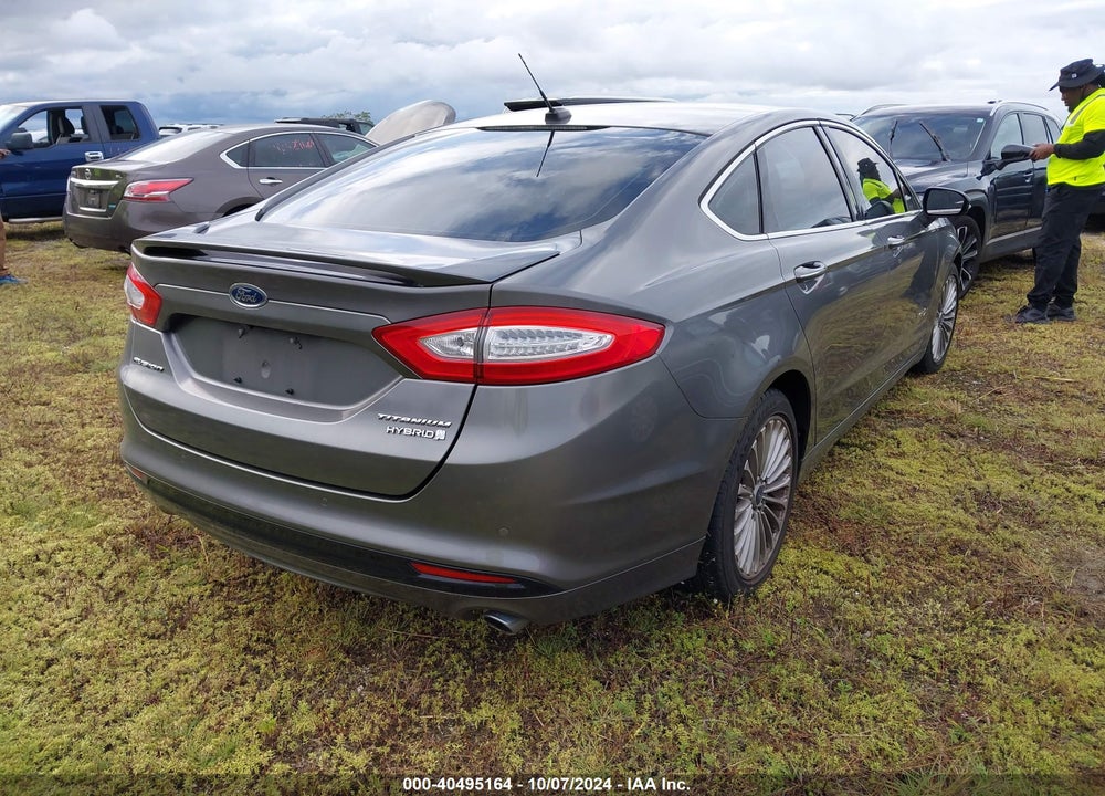 2013 FORD FUSION HYBRID TITANIUM VIN: 3FA6P0RU8DR295341