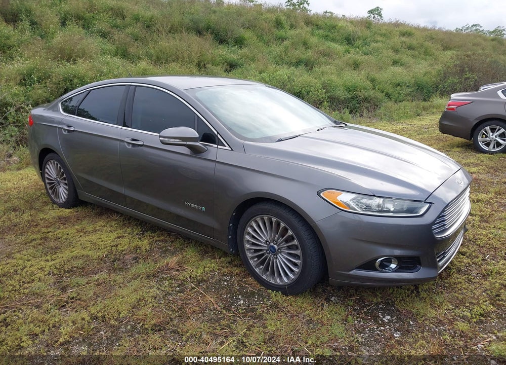 2013 FORD FUSION HYBRID TITANIUM VIN: 3FA6P0RU8DR295341