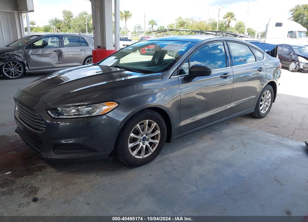 2016 FORD FUSION S VIN: 1FA6P0G77G5106683