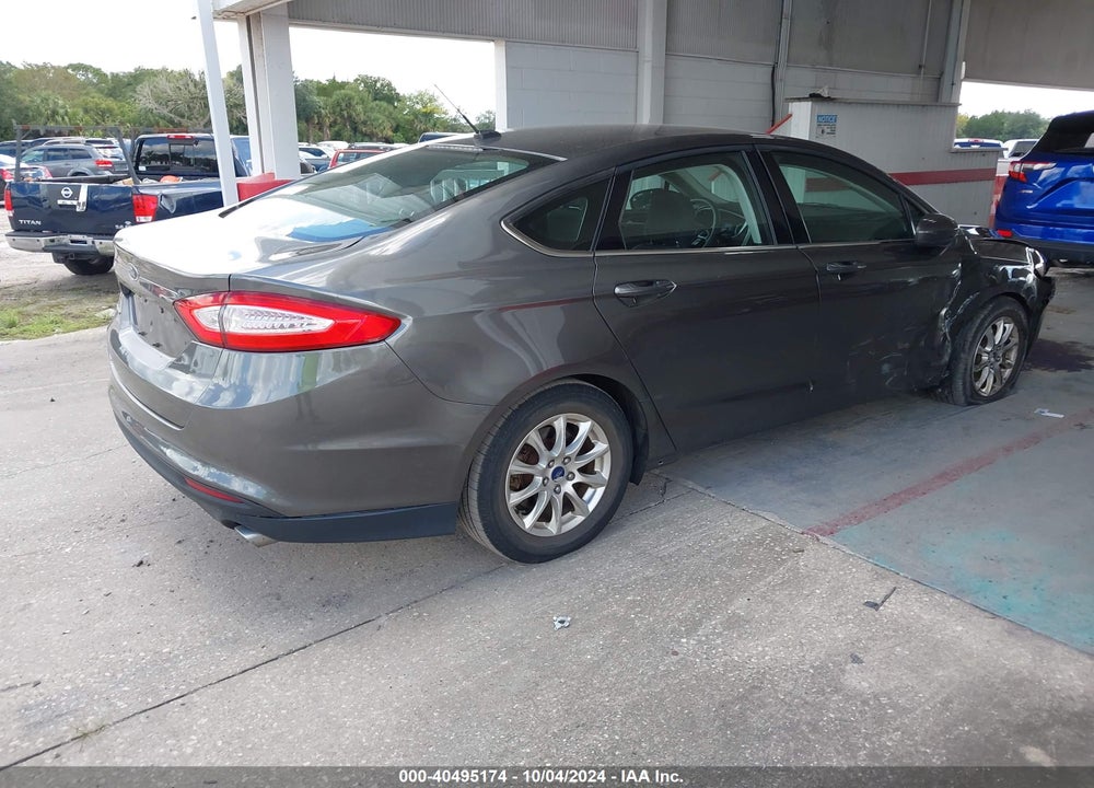 2016 FORD FUSION S VIN: 1FA6P0G77G5106683