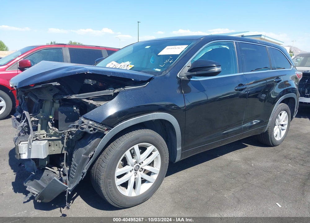 2016 TOYOTA HIGHLANDER LE VIN: 5TDZARFH1GS019895