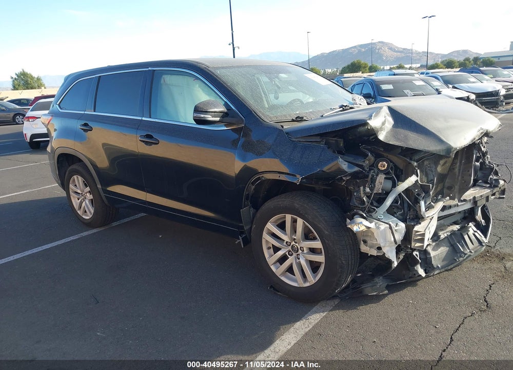 2016 TOYOTA HIGHLANDER LE VIN: 5TDZARFH1GS019895