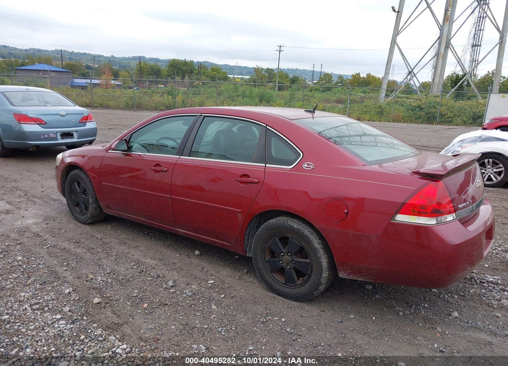 2008 CHEVROLET IMPALA LT VIN: 2G1WT58N681367301