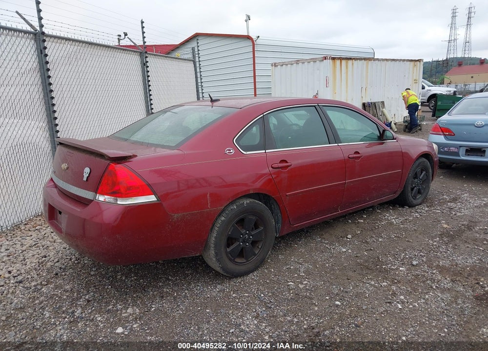 2008 CHEVROLET IMPALA LT VIN: 2G1WT58N681367301