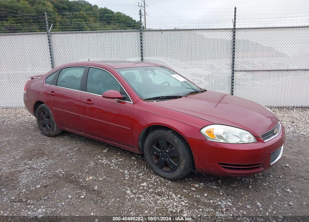 2008 CHEVROLET IMPALA LT VIN: 2G1WT58N681367301