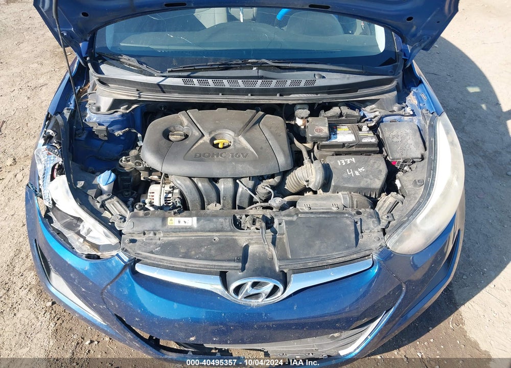 2016 HYUNDAI ELANTRA SE VIN: 5NPDH4AE2GH687930