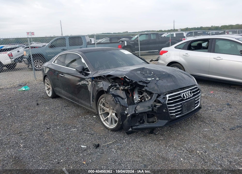 2018 AUDI A5 2.0T PREMIUM VIN: WAUPNAF51JA023577