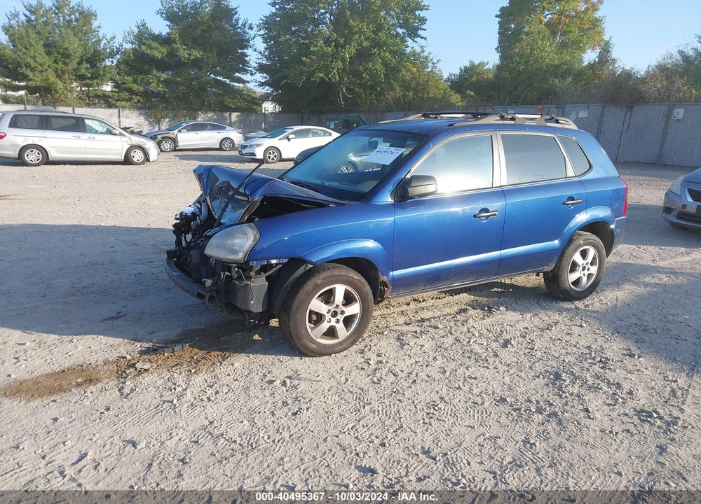2005 HYUNDAI TUCSON GL VIN: KM8JM12B45U230066
