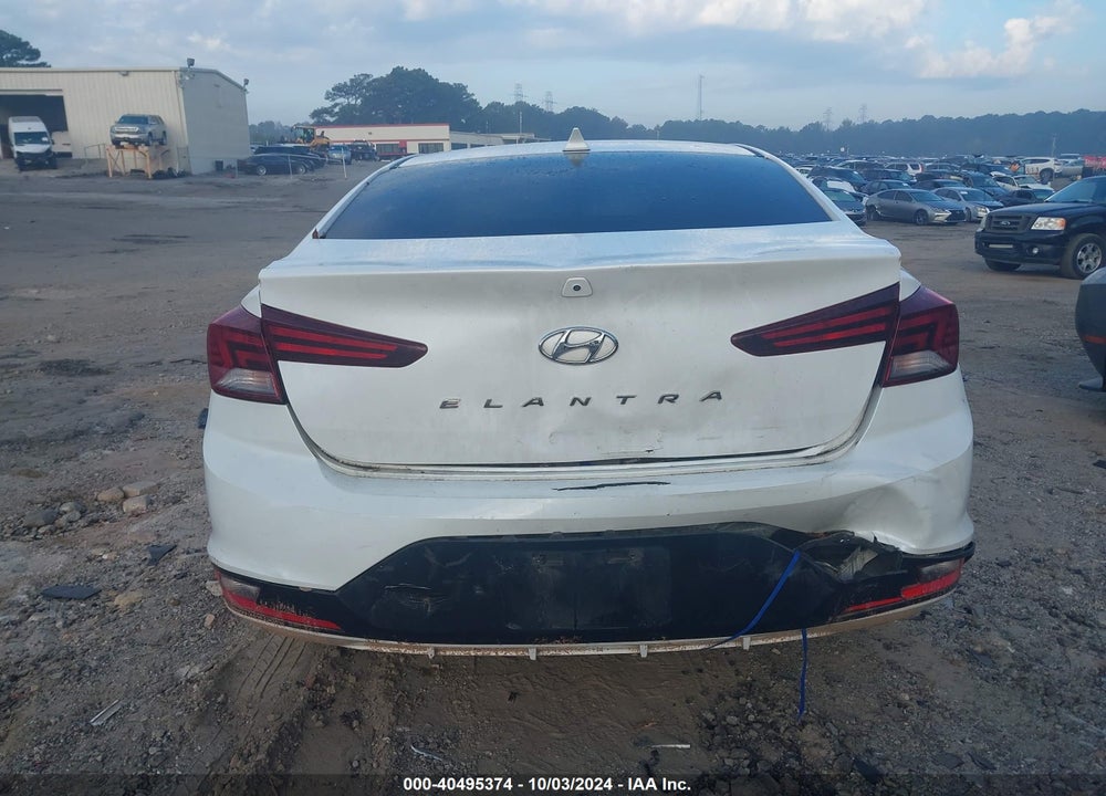 2019 HYUNDAI ELANTRA SEL VIN: 5NPD84LF0KH468415