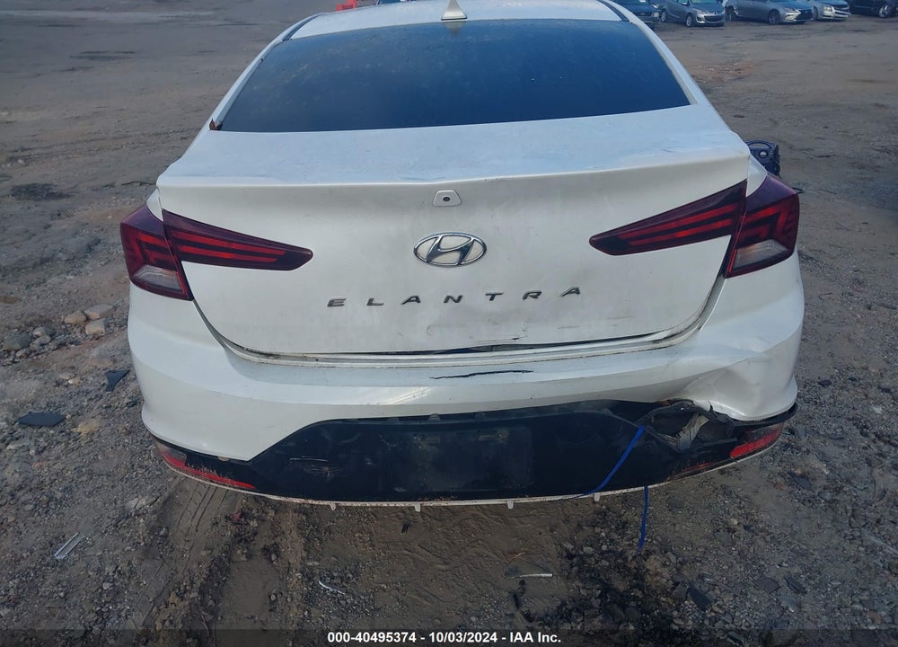 2019 HYUNDAI ELANTRA SEL VIN: 5NPD84LF0KH468415