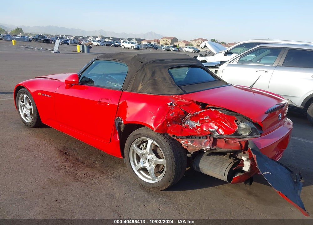 2003 HONDA S2000 VIN: JHMAP11483T001065