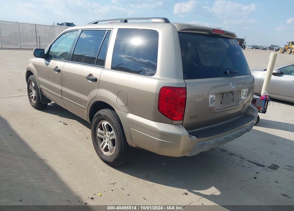 2004 HONDA PILOT EX VIN: 2HKYF18404H522201