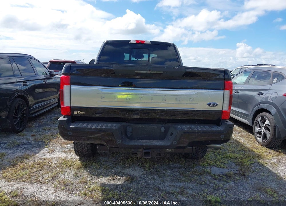 2019 FORD F-250 PLATINUM VIN: 1FT7W2BT6KEF63818