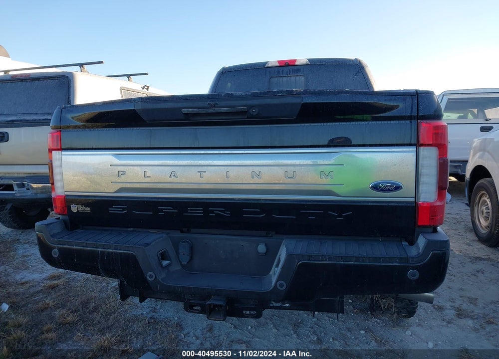 2019 FORD F-250 PLATINUM VIN: 1FT7W2BT6KEF63818