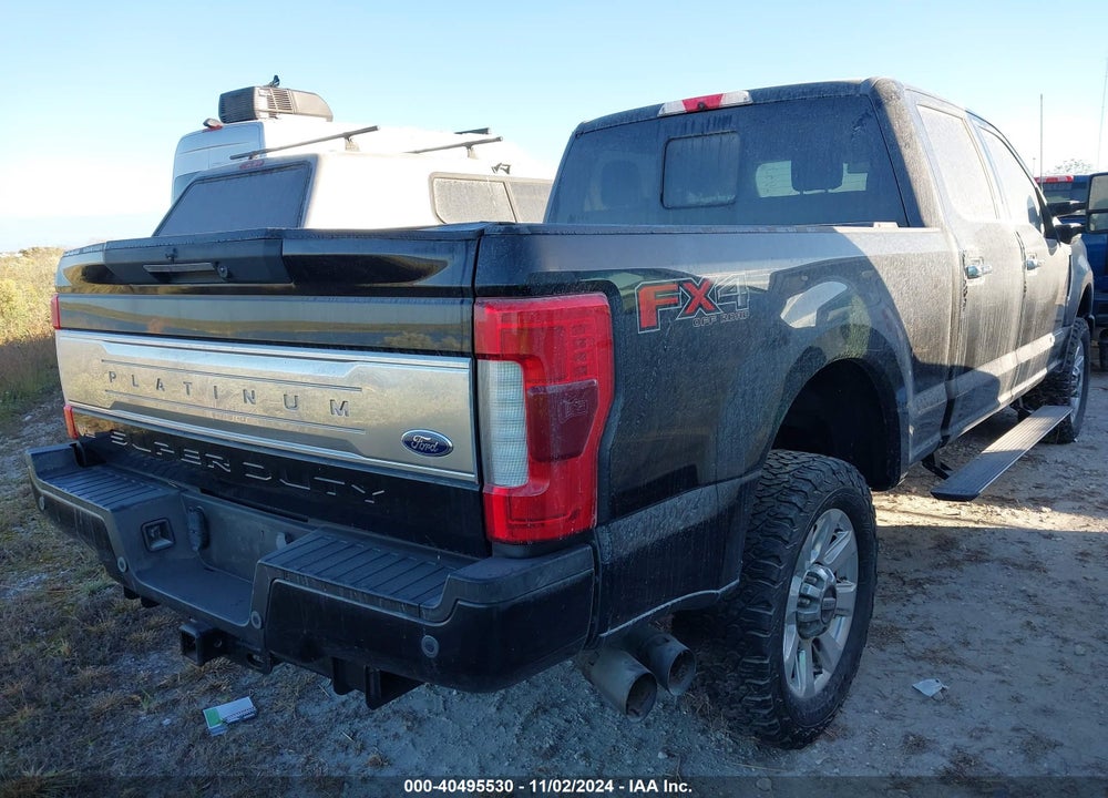 2019 FORD F-250 PLATINUM VIN: 1FT7W2BT6KEF63818