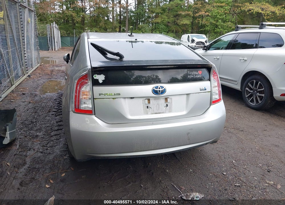 2013 TOYOTA PRIUS THREE VIN: JTDKN3DU2D5616963