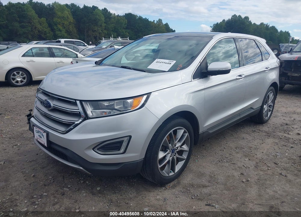 2015 FORD EDGE TITANIUM VIN: 2FMTK3K83FBB88866