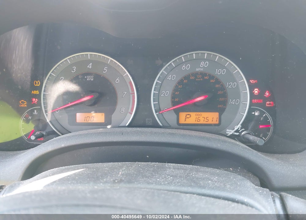 2010 TOYOTA COROLLA S VIN: 2T1BU4EE4AC457085