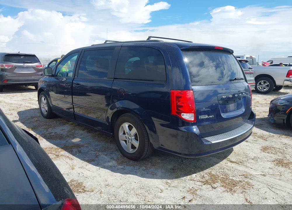2013 DODGE GRAND CARAVAN SXT VIN: 2C4RDGCG9DR611525