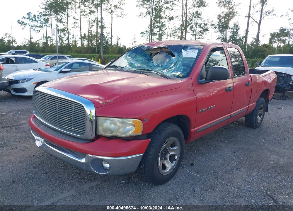 2002 DODGE RAM 1500 ST VIN: 1D7HA18Z12S574001