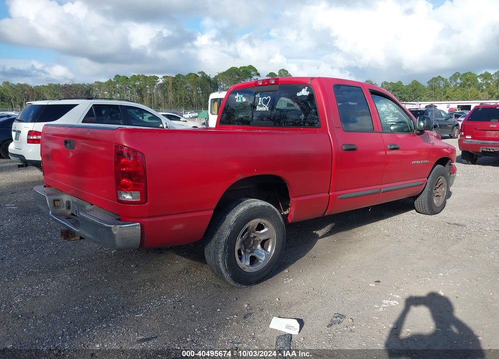 2002 DODGE RAM 1500 ST VIN: 1D7HA18Z12S574001