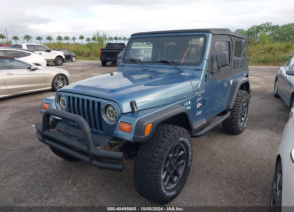 1999 ANGLER JEEP WR SPORT VIN: 1J4FY19S7XP481843