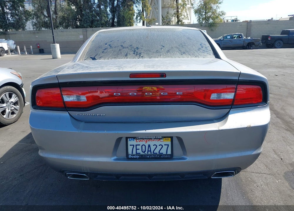 2014 DODGE CHARGER SE VIN: 2C3CDXBG0EH213994