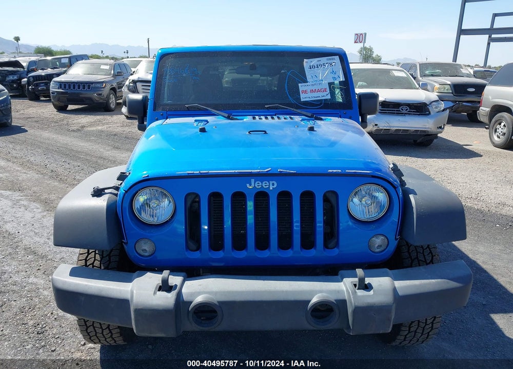 2015 JEEP WRANGLER SPORT VIN: 1C4AJWAG8FL700355