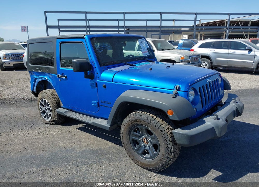 2015 JEEP WRANGLER SPORT VIN: 1C4AJWAG8FL700355