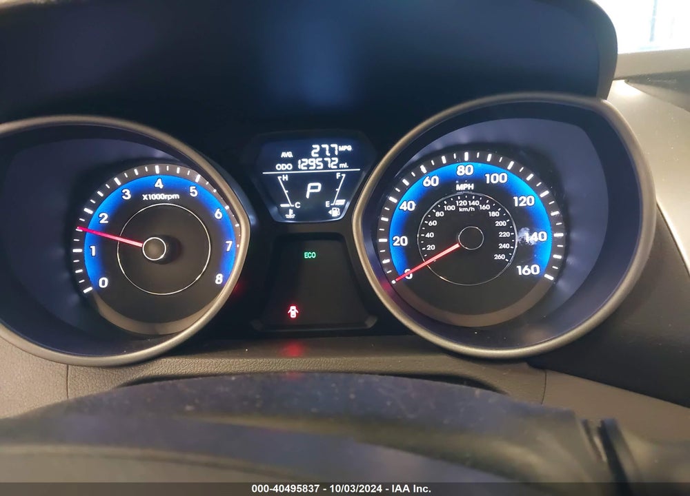 2012 HYUNDAI ELANTRA GLS (ULSAN PLANT) VIN: KMHDH4AE0CU328846