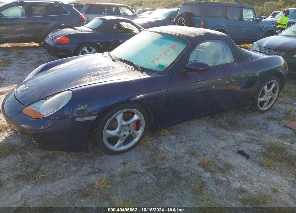 2002 PORSCHE BOXSTER S VIN: WP0CB29812U660247
