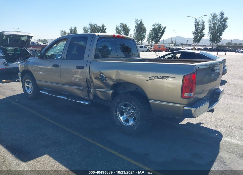 2006 DODGE RAM 1500 SLT VIN: 1D7HA18236S661231