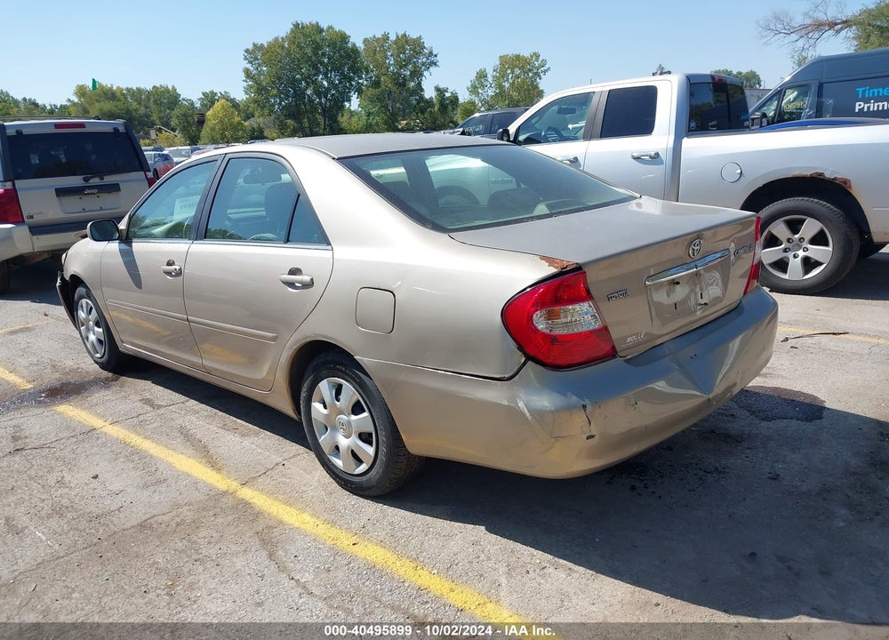 2004 TOYOTA CAMRY LE VIN: 4T1BE32K64U284769