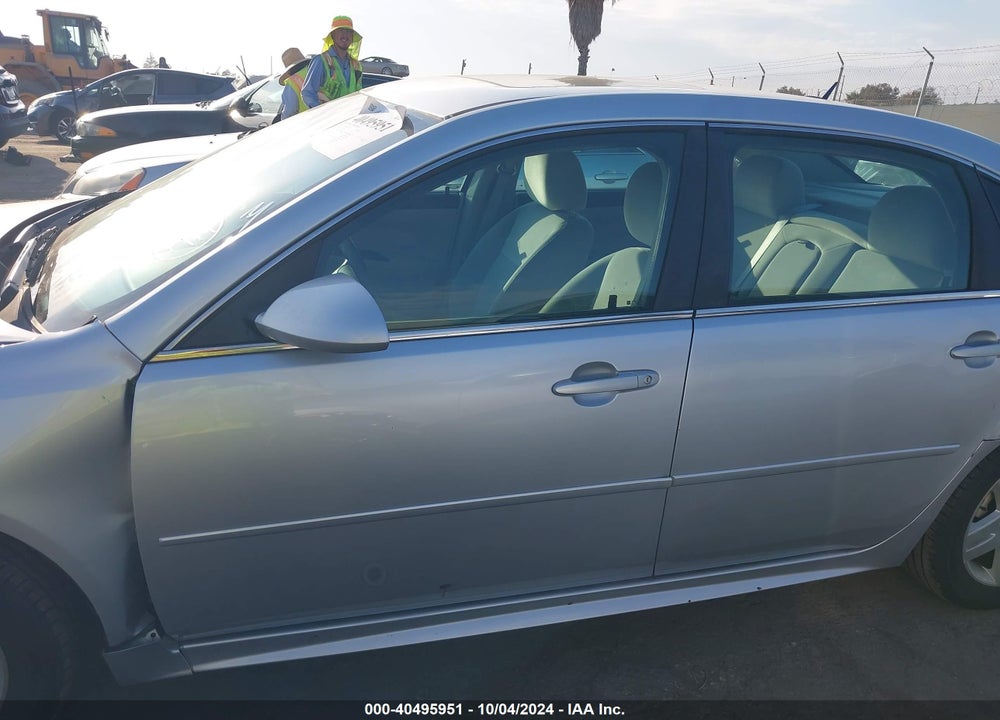 2012 CHEVROLET IMPALA LT VIN: 2G1WG5E31C1233022