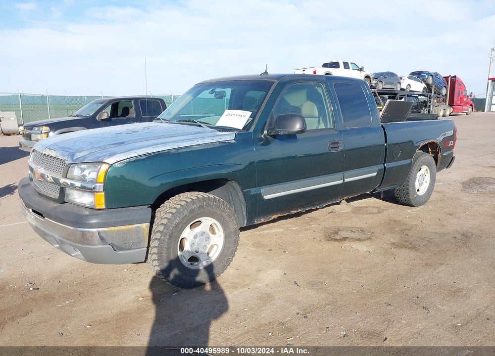 2003 CHEVROLET SILVERADO 1500 LT VIN: 2GCEK19T731190651