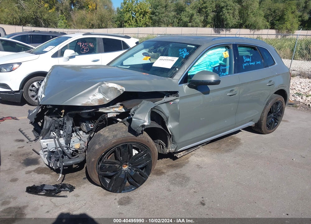 2023 AUDI Q5 PREMIUM 45 TFSI S LINE QUATTRO VIN: WA1GAAFY6P2014900