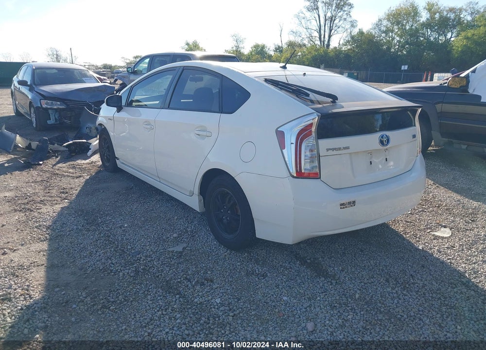 2012 TOYOTA PRIUS ONE VIN: JTDKN3DU6C1577316