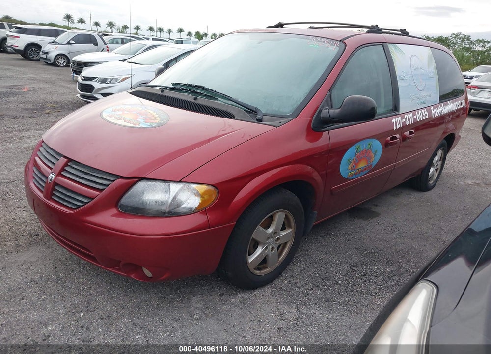 2005 DODGE GRAND CARAVAN SXT VIN: 2D4GP44L15R581496
