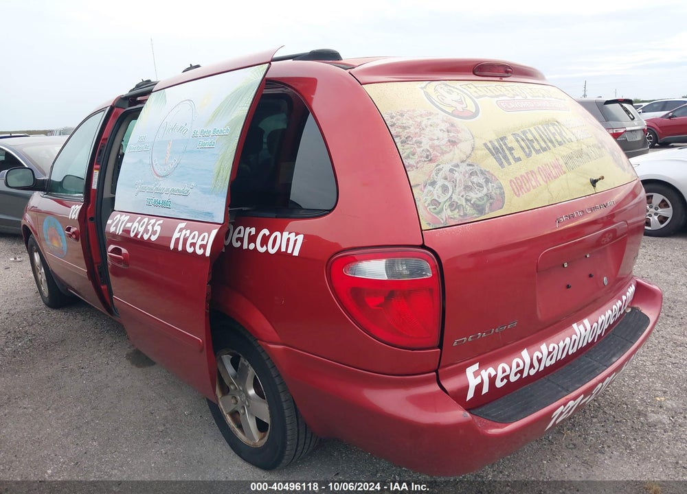 2005 DODGE GRAND CARAVAN SXT VIN: 2D4GP44L15R581496