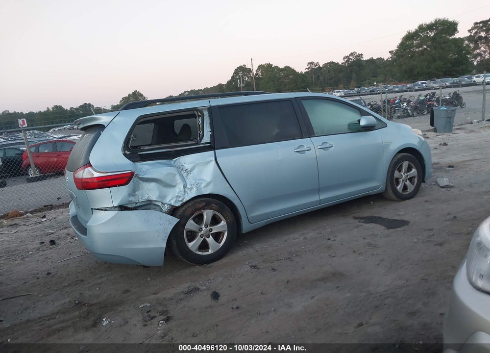 2015 TOYOTA SIENNA LE/LE 8 PASSENGER VIN: 5TDKK3DC3FS676148