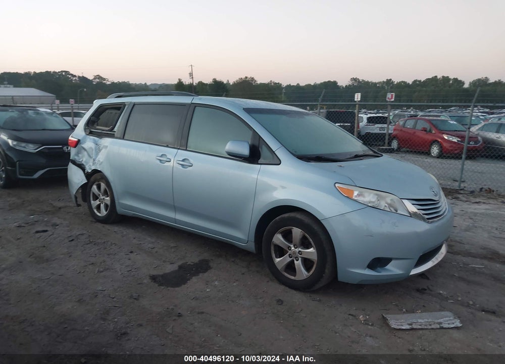 2015 TOYOTA SIENNA LE/LE 8 PASSENGER VIN: 5TDKK3DC3FS676148