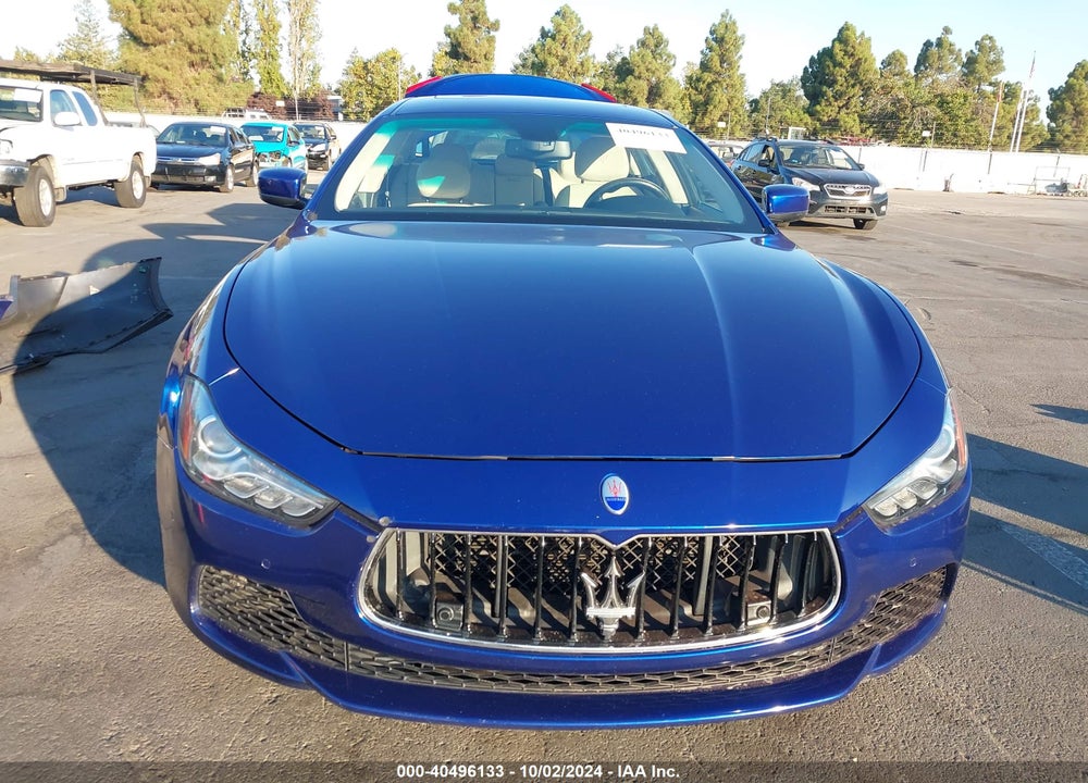 2014 MASERATI GHIBLI S Q4 VIN: ZAM57RTA2E1087505