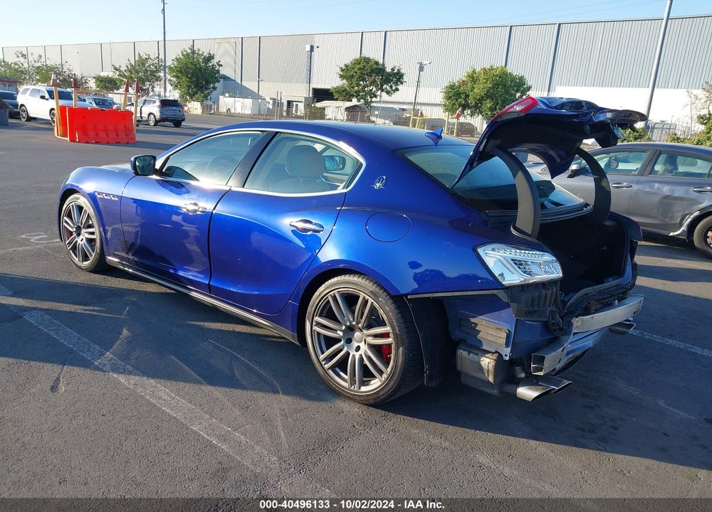 2014 MASERATI GHIBLI S Q4 VIN: ZAM57RTA2E1087505