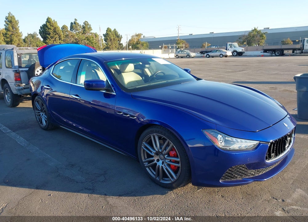 2014 MASERATI GHIBLI S Q4 VIN: ZAM57RTA2E1087505