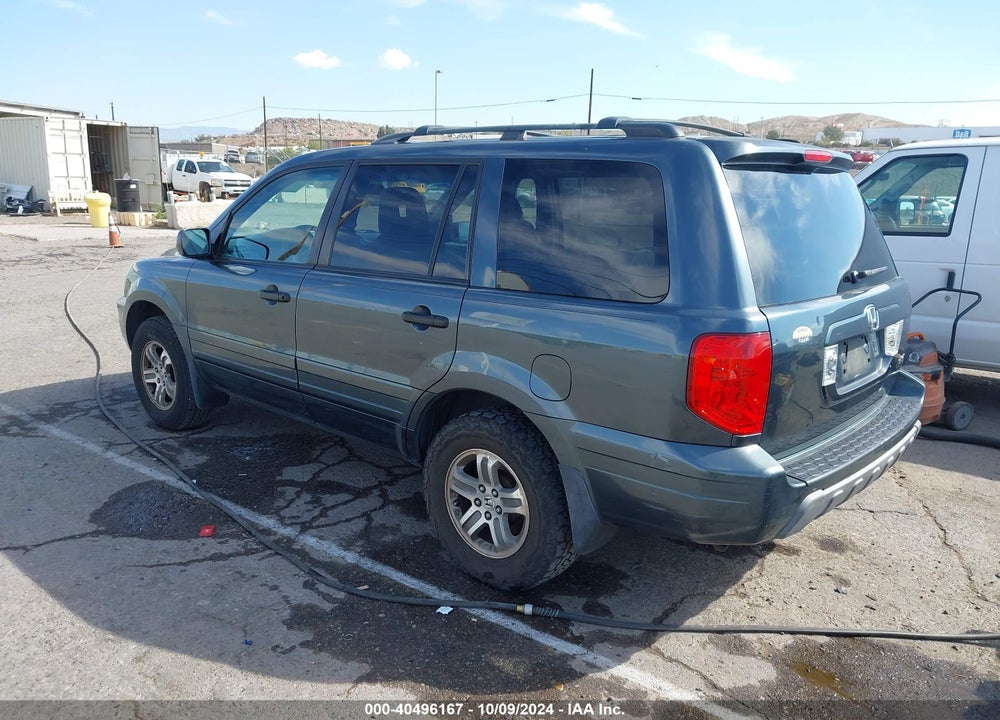 2005 HONDA PILOT EX VIN: 5FNYF18485B013280